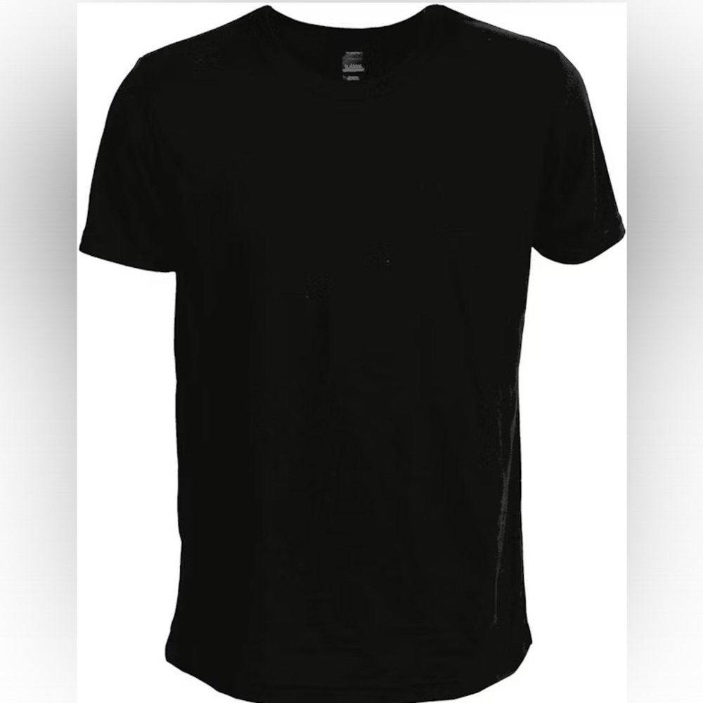 Tultex Jet Black Cotton Tee